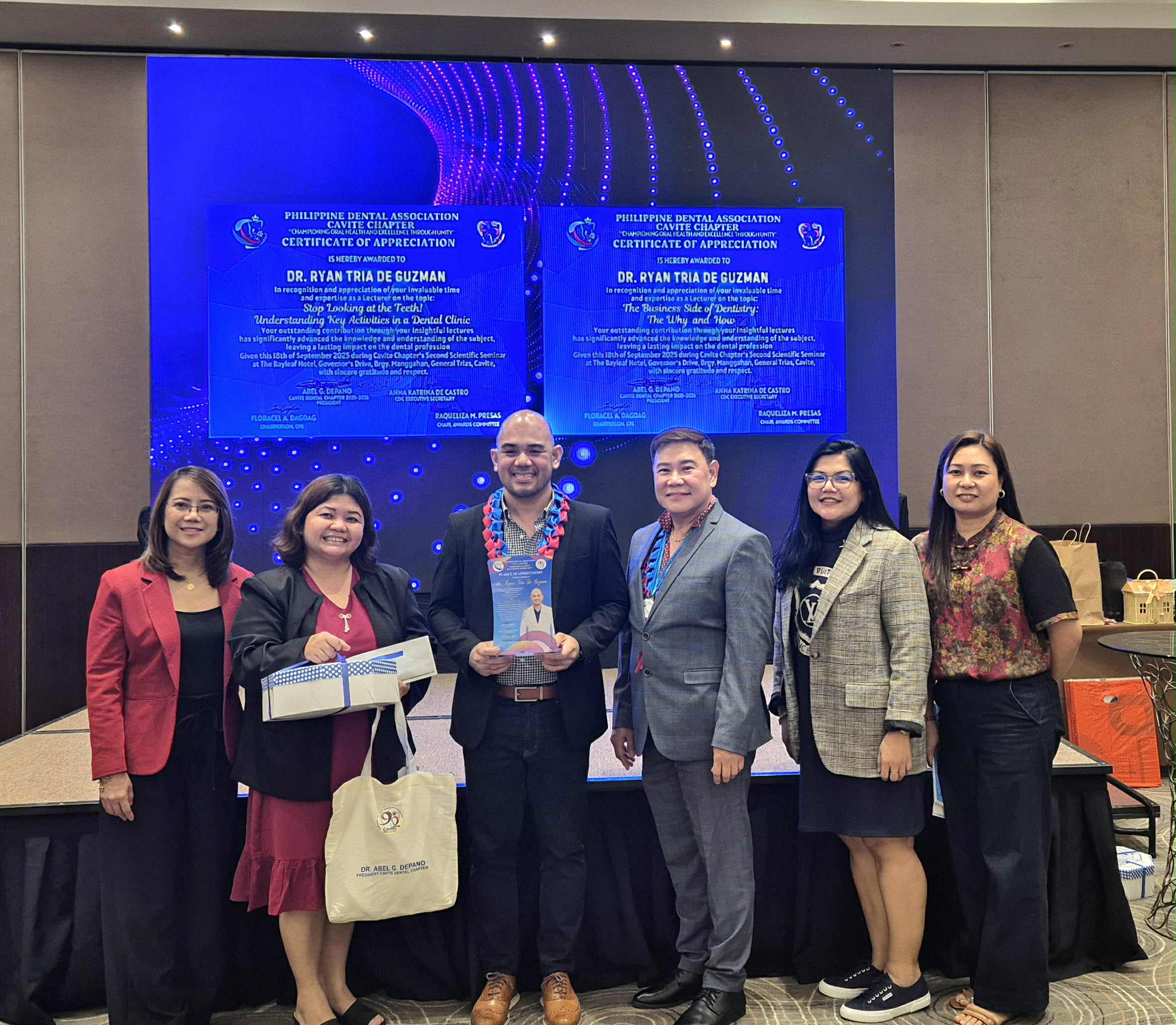 Team collaborating on a project